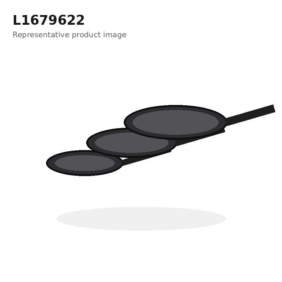 TEFAL L1679622 SET 6PCS ING6 G6 XL FORCE RED A
