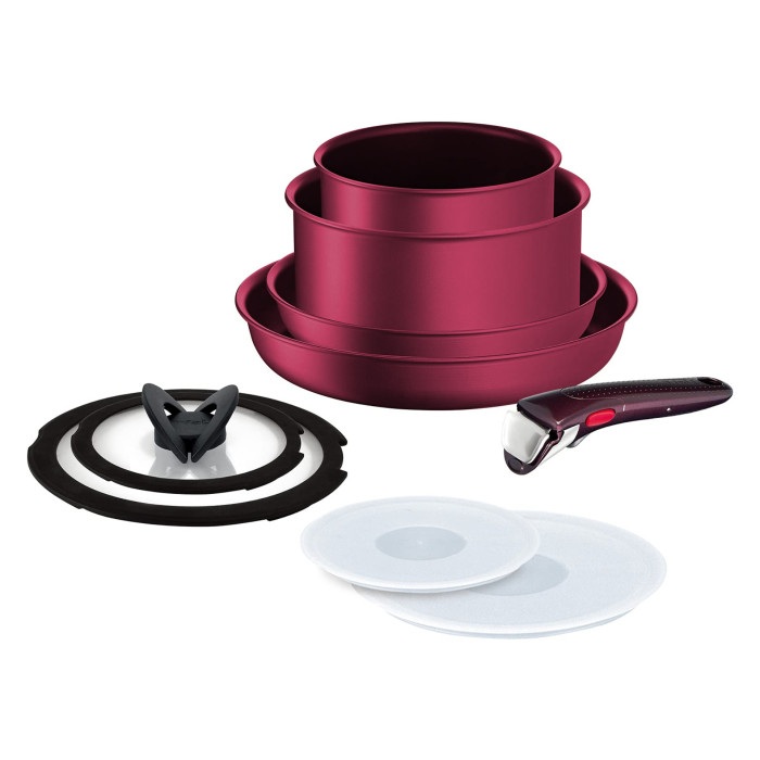[L3879092] TEFAL L3879092 SET 9P ING6 IND UNLIMITED RED G