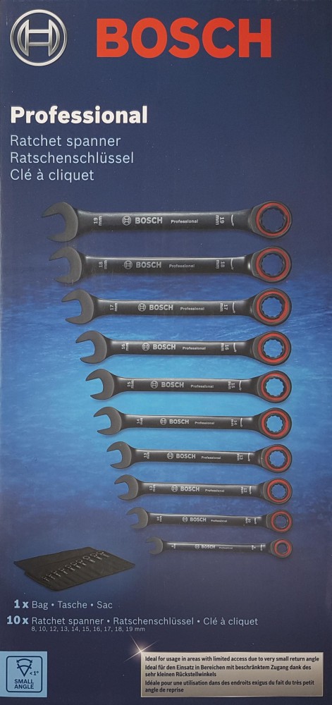 Bosch PRO Hand Tool - Set Spanner Set 8-19 mm 10 pcs